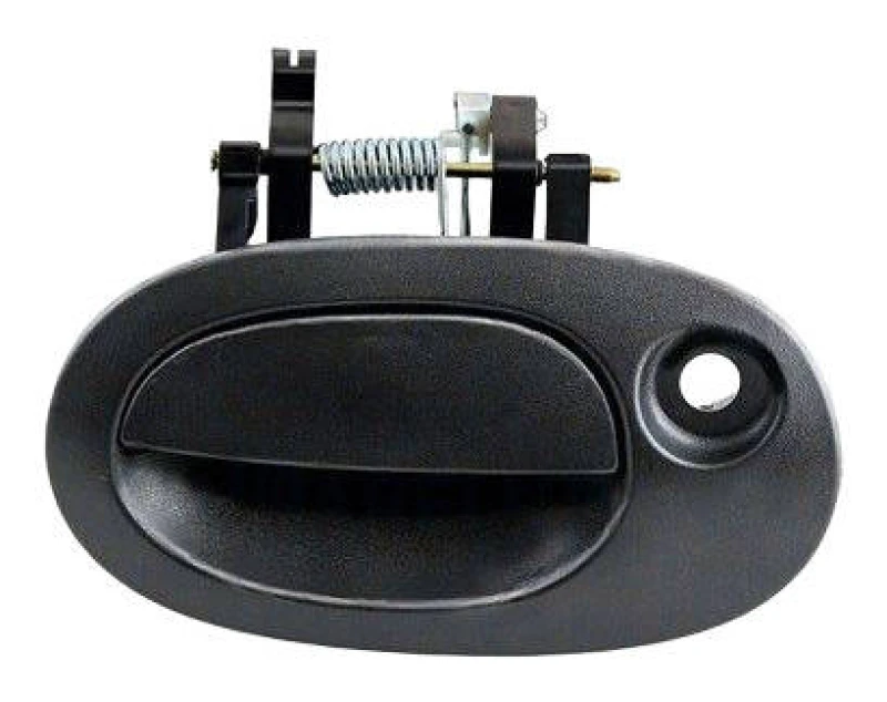 Image of MAGNETI MARELLI 350105035000 Door Handle Rear, black, Uncoated, without key Plastic Door Handle (1373)