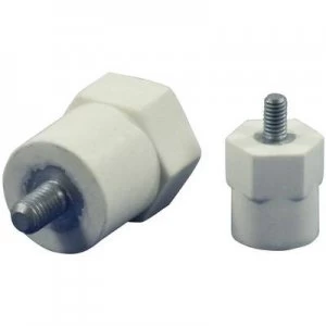 image of Hexagonal insulated spacer x H 21mm x 26mm M8 x 20 Polyes