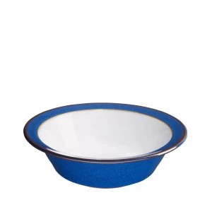 image of Denby Imperial Blue Rimmed Cereal Bowl