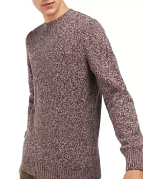 image of Barbour Atley Wool Marled Regular Fit Crewneck Sweater