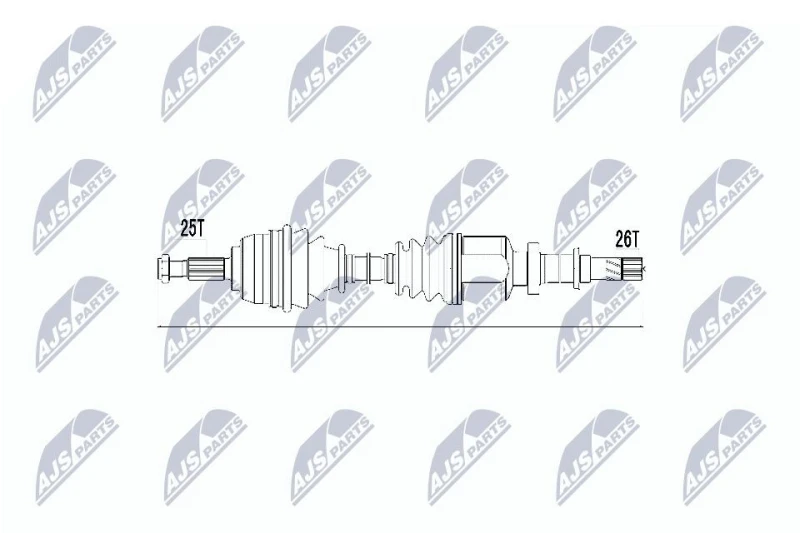 Image of NTY Drive shaft NTY NPW-RE-032