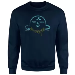 Image of Marvel Starlord Graphic Christmas Jumper - Navy - L