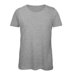 Image of B&C Womens/Ladies Favourite Organic Cotton Crew T-Shirt (XS) (Sport Grey)