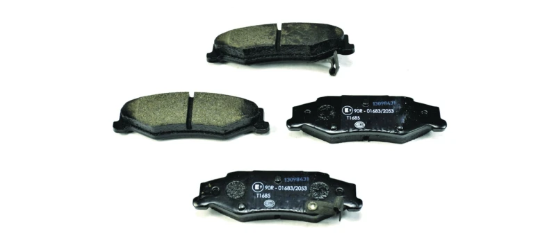Image of HELLA Brake pad set HELLA 8DB 355 013-191