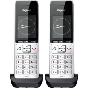 Image of Gigaset COMFORT 500HX duo DECT handset Black/silver