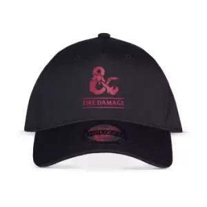 Image of Dungeons & Dragons Curved Bill Cap Fire Damage