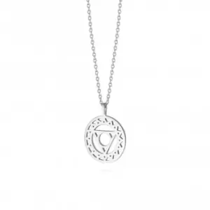 Image of Throat Chakra Silver Necklace NCHK3005