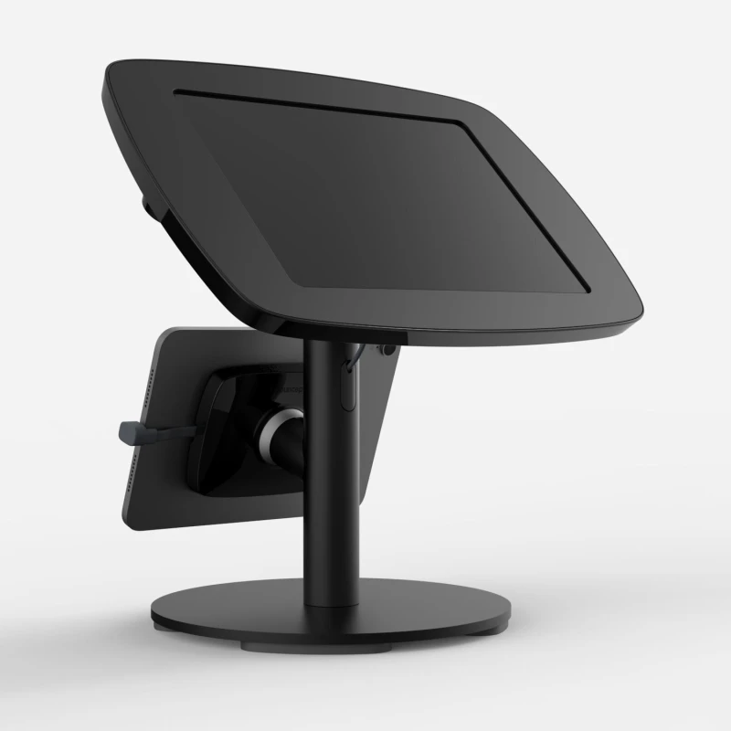 Image of Bouncepad Original Twin + Counter Base Apple iPad Pro 1st, 2nd, 3rd and 4th Gen 11.0 (2018 - 2022) Black Exposed Front Camera and Home