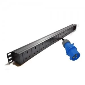 Image of Dynamode PDU-12WS-V-16CMDO power distribution unit (PDU) 0U Black 12 AC outlet(s)
