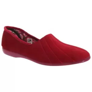 image of GBS Audrey Ladies Slipper / Womens Slippers (4 UK) (Red)