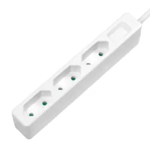 image of LogiLink LPS229 power extension 1.5 m 3 AC outlet(s) Indoor White