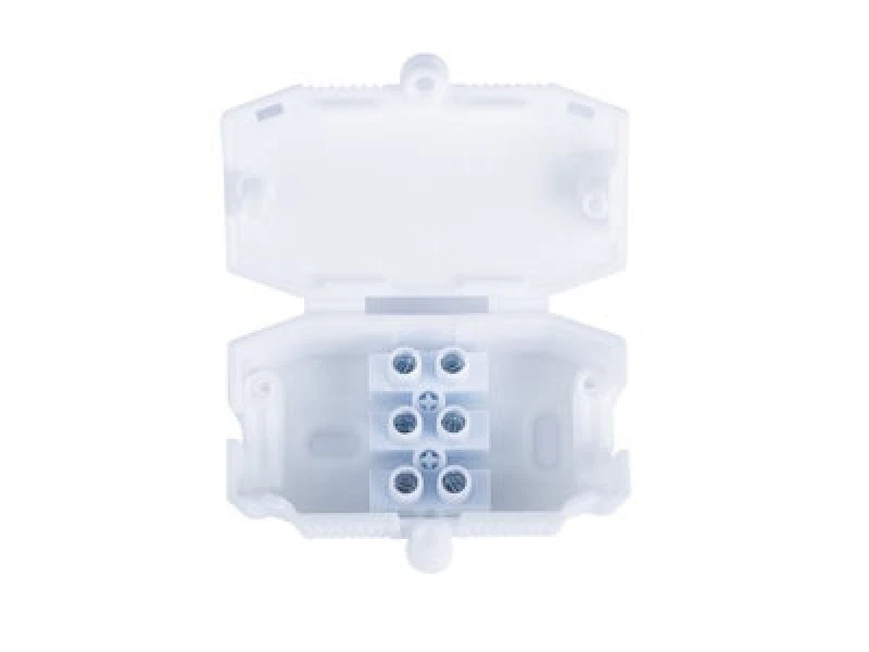 Image of Dencon 1926Wnb 3 Pole Connector Box 10A White Dcn1926Wnb