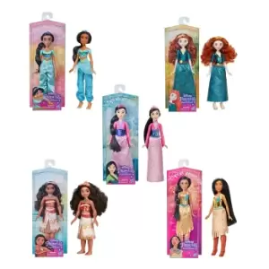 image of Hasbro Disney Princess Royal Shimmer Dolls 5 Pack