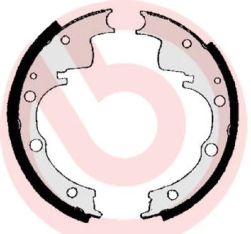 Image of BREMBO Brake Shoe Set BREMBO S A6 502