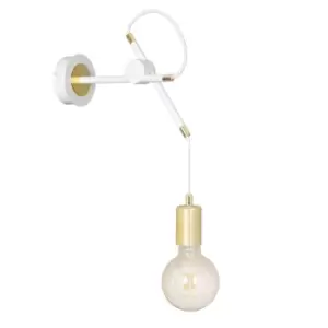 image of Emibig Artemis White Wall Lamp 1x E27