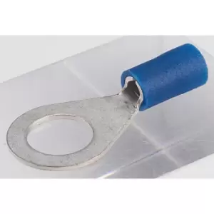 image of Blue 8mm Ring Terminal Pack of 100 - Truconnect