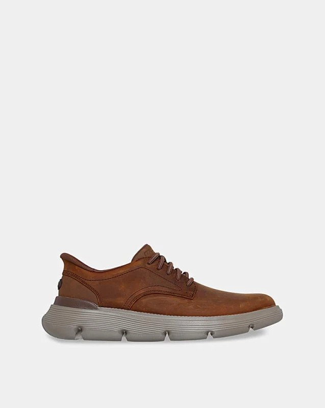 Image of Debenhams Debenhams Men Garza Smooth Toe Bungee Lace Slip-Ins Dark Brown Size: 12 dark brown 12 Male 198739612950