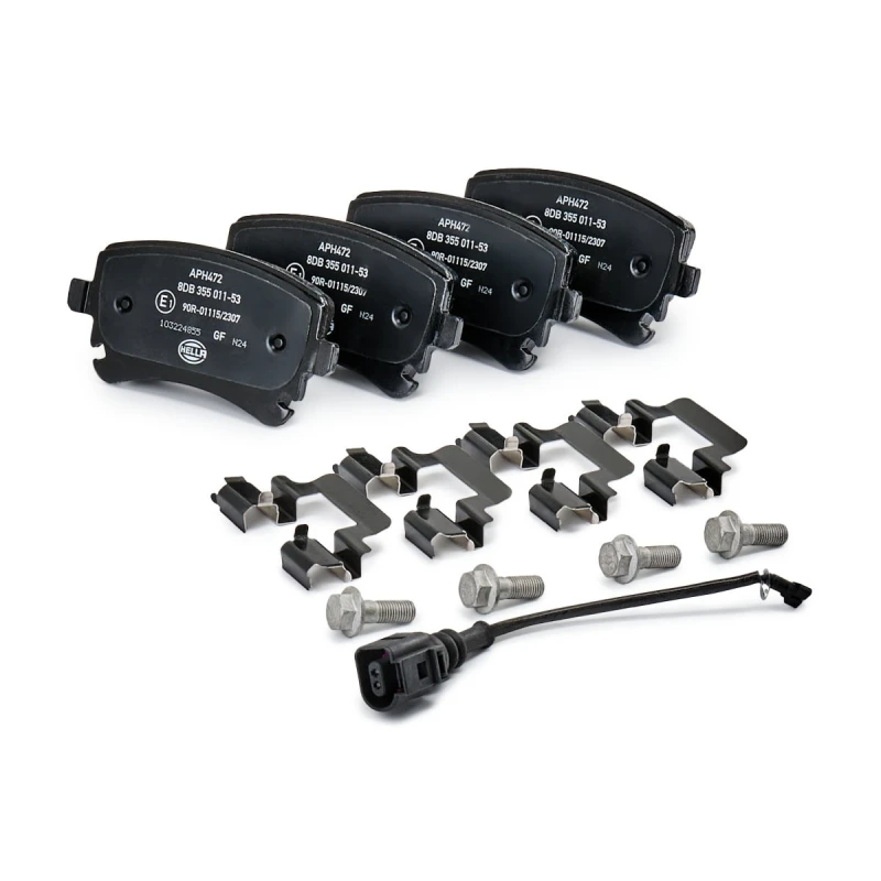 Image of HELLA Brake pad set HELLA 8DB 355 011-531