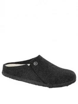 Image of Birkenstock Zermatt Slipper - Black, Size Uk9=Eu43, Men