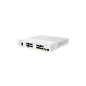 image of Smart switch, 16 x 10/100/1000 ports, 2 x Gigabit SFP, UK