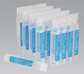 Image of Sealey EWS25 Eye/Wound Wash Solution Pods Pack of 25