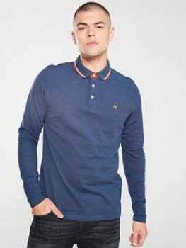 image of Jack & Jones Premium Paulos Play Polo Shirt - True Navy