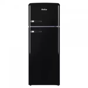 image of Amica FDR2213B 208L Retro Style FreeStanding Fridge Freezer