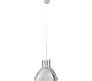 image of INTERIORS by Premier Jasper Pendant Ceiling Light - Chrome