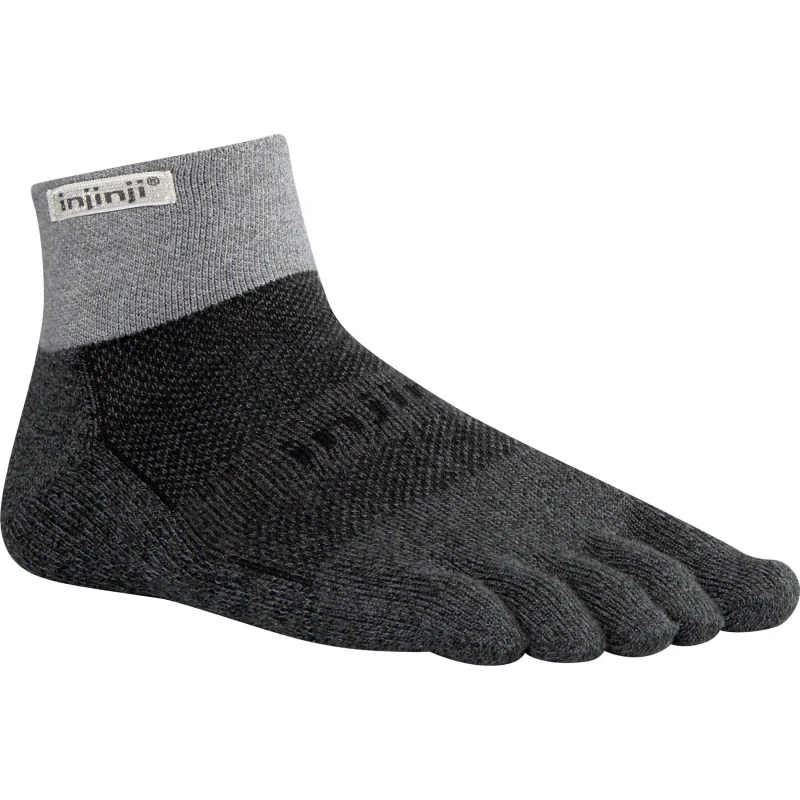 Image of Mini-crew trail socks Injinji Noir Unisex 40,5/44