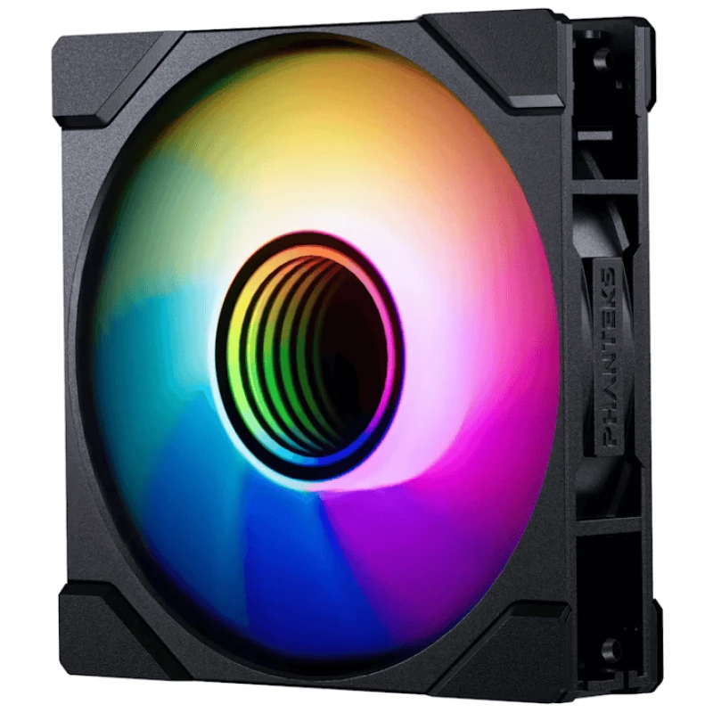 Image of Phanteks M25 Gen2 120mm Reversed Airflow DRGB PWM Fan - Black - PH-F120M25R_G2_DBK01