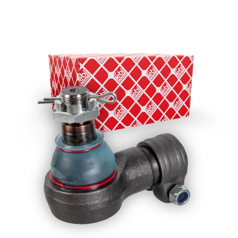 Image of FEBI BILSTEIN 39446 Track rod end Front Axle, with crown nut and split pin Tie Rod End (914)