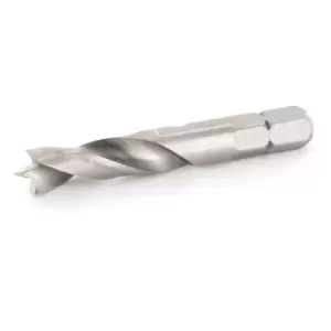 image of Famag - 6mm HSS-Ground Brad Point Drill Bit 1/4 Hex Shank Short, 1596060