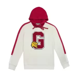 Image of Harry Potter Unisex Gryffindor G Patch Hoodie (S) (Red/White)