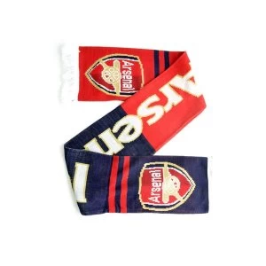 image of Arsenal Split Jacquard Knit Scarf