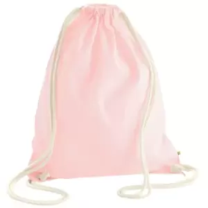 image of Westford Mill Earthware Organic Gymsac (13 Litres) (One Size) (Pastel Pink)