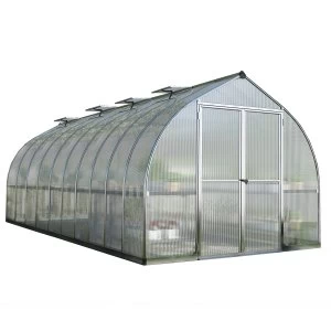 image of Palram Bella Greenhouse 8 x 20 - Silver