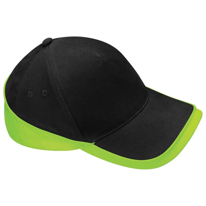 Image of Beechfield Beechfield Men Teamwear Competition Cap Baseball Headwear in Black One Size Male 5055747772890