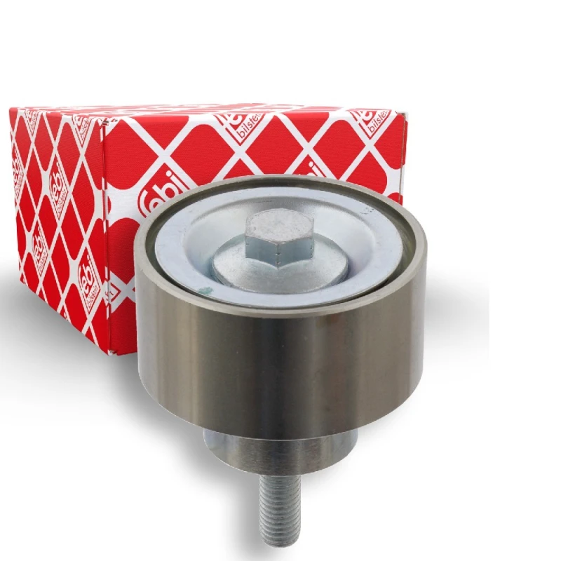 Image of FEBI BILSTEIN 22899 Tensioner Pulley with screw Metal Tensioner Pulley,v-ribbed belt (310)