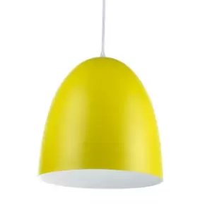 Image of Ambeta Dome Pendant Ceiling Light, Yellow