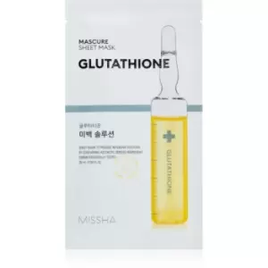 image of Missha Mascure Glutathione Brightening Face Sheet Mask 28 ml