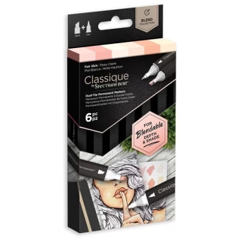 Spectrum Noir Classique Blend Marker Pen Set Fair Skin Set of 6