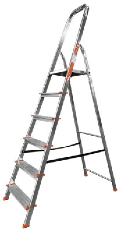 Image of Lyte Bayer System 6 Tread Lightweight Aluminium Platform Step Tested & Conforms To En131-2