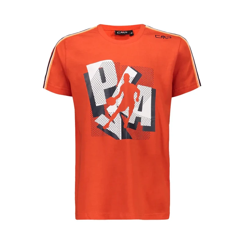 Image of CMP Kid's T-Shirt CMP Best Player Orange Male 6 ans