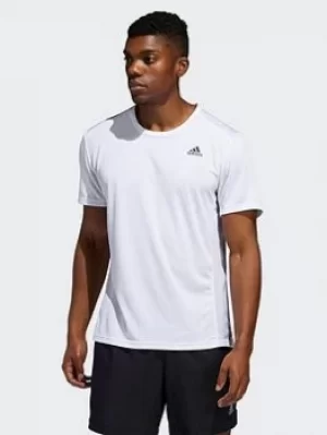 image of adidas Run It T-Shirt, Black Size M Men