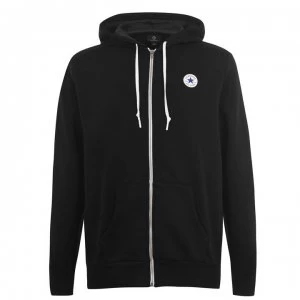 image of Converse Core Zip Hoodie - Black Heather