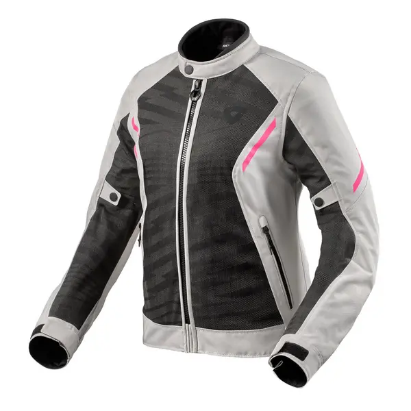 Image of REV'IT! Torque 2 H2O Jacket Lady Black Light Gray Size 38