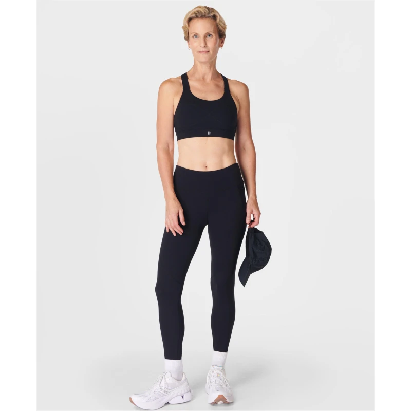 Image of Sweaty Betty Womens Power Non Wired Medium Impact Sports Bra Black female 14 (L)