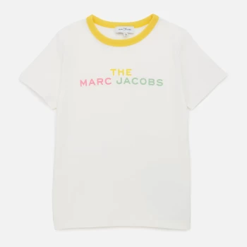 Image of The Marc Jacobs Girls Pre-Fall Short Sleeves T-Shirt - Offwhite - 10 Years