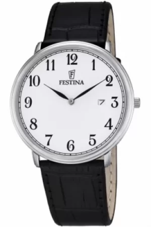 image of Mens Festina Classic Leather Watch F6839/1