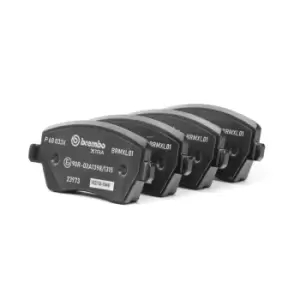 Image of BREMBO Brake pad set XTRA LINE P 68 033X Brake pads,Brake pad set, disc brake MERCEDES-BENZ,RENAULT,NISSAN,CITAN Kasten (415)